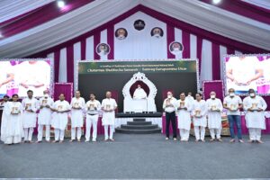 Param Gurudev Shree Namramuni Maharaj Saheb’s Samveg Chaturmas Pravesh at Paramdham Sadhana Sankul
